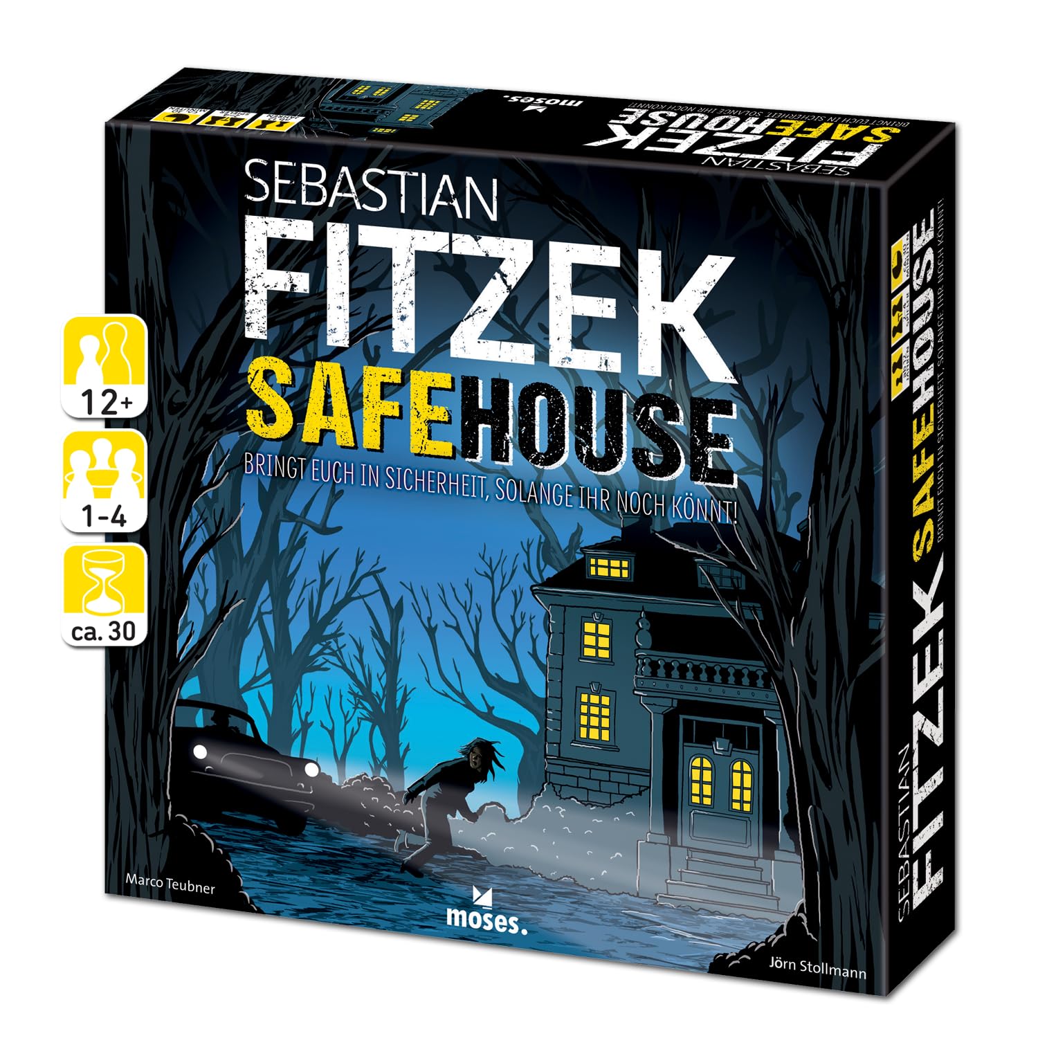 Moses Sebastian Fitzek Safehouse - Das Spiel Safe House Ein Gesellschaftsspiel von Marco Teubner 90288 bunt