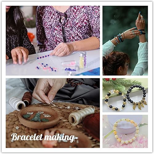 Miniatura 3 de Cuentas de cristal de ágata india, 100 cuentas de 0.236 pulgadas para hacer pulseras, joyas, piedras preciosas de Navidad para mujeres y hombres, 2