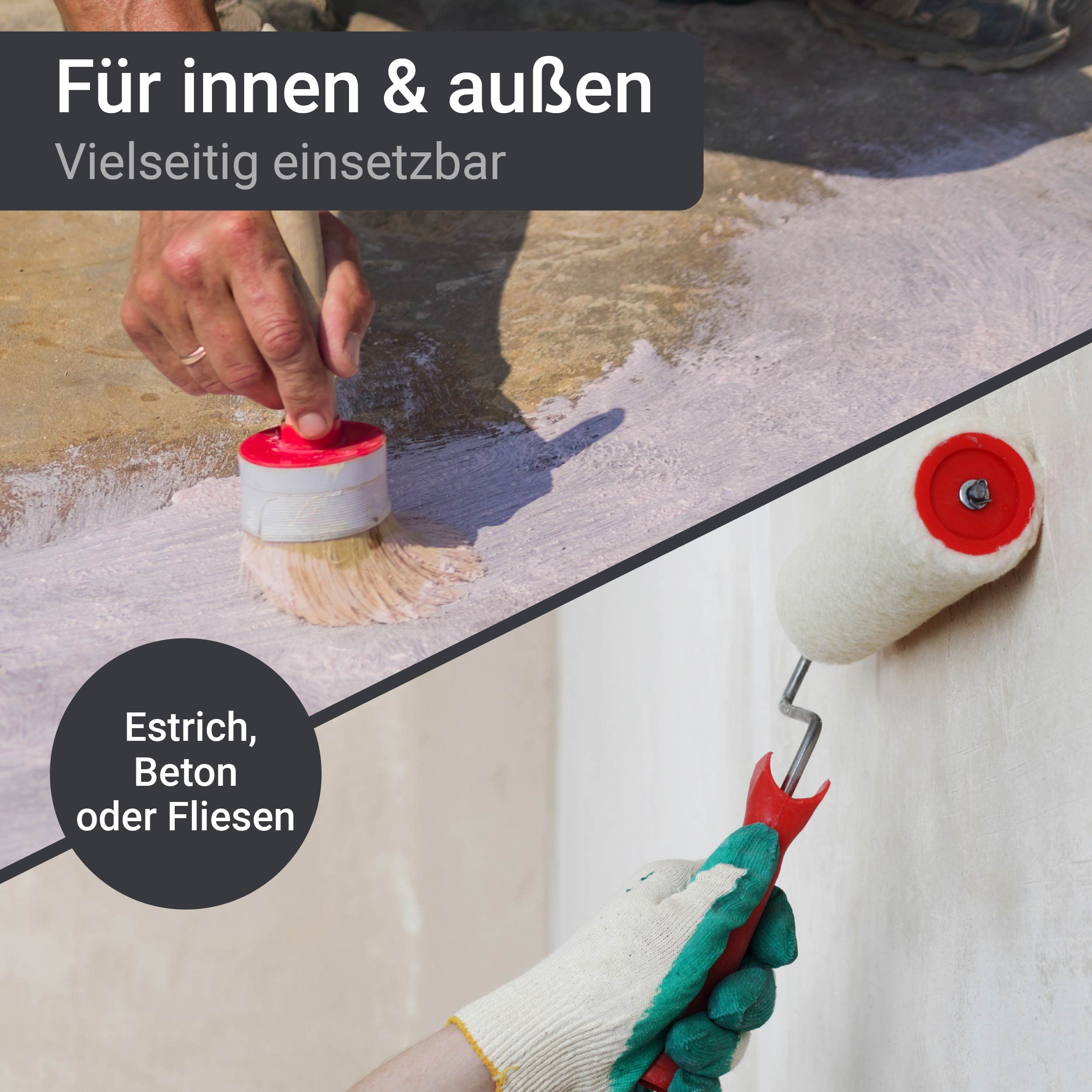 WO-WE Grundierung für Bodenfarbe Epoxidharz Bodenbeschichtung Primer Beton Haftgrund W703-5kg