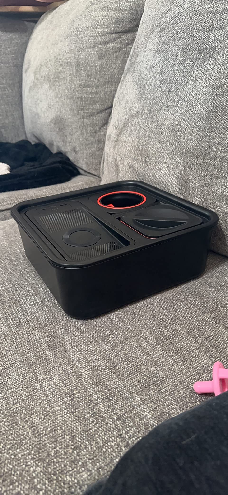 12/mo Finance Zigtiger Couch Cup Holder Tray with Wireless Power