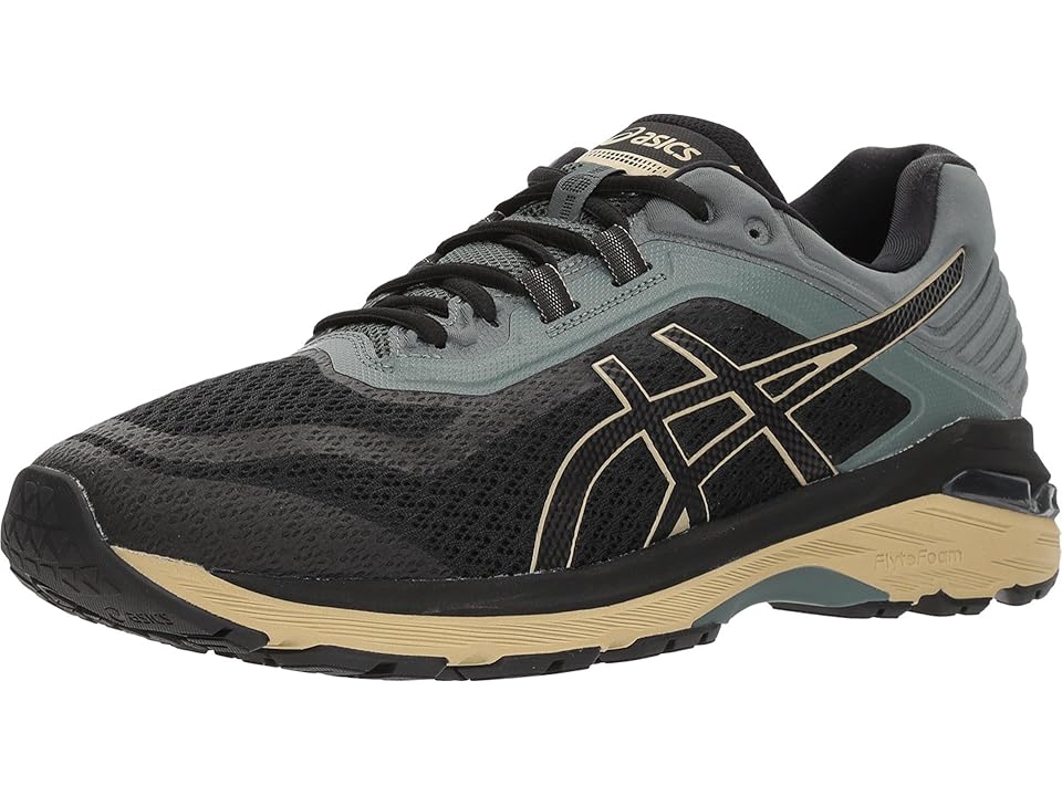 

ASICS GT-2000 6 Trail (Black/Black/Dark Forest) Men's Running Shoes