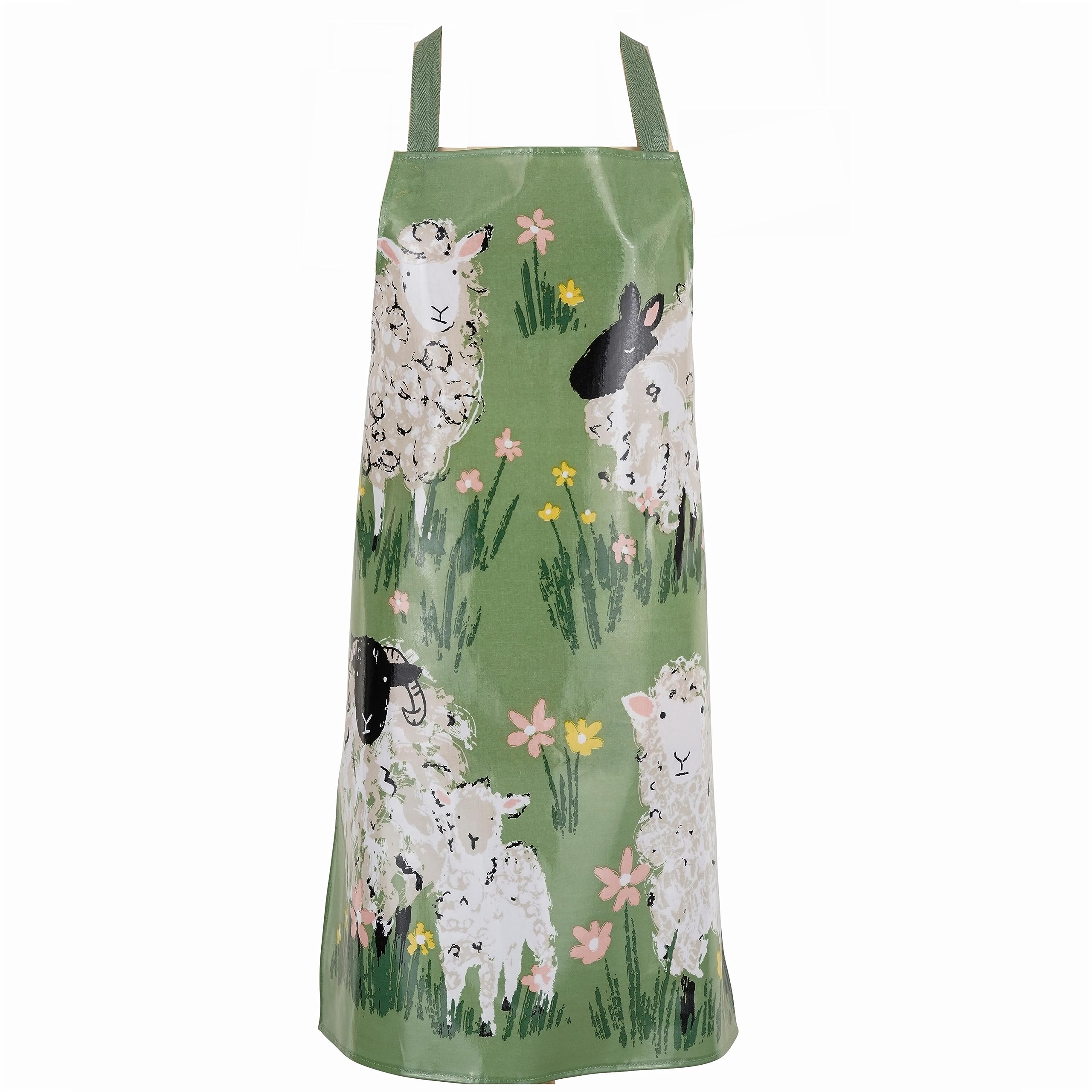 Ulster Weavers Green - Woolly Sheep - Apron - Pvc/Oilcloth - One Size In
