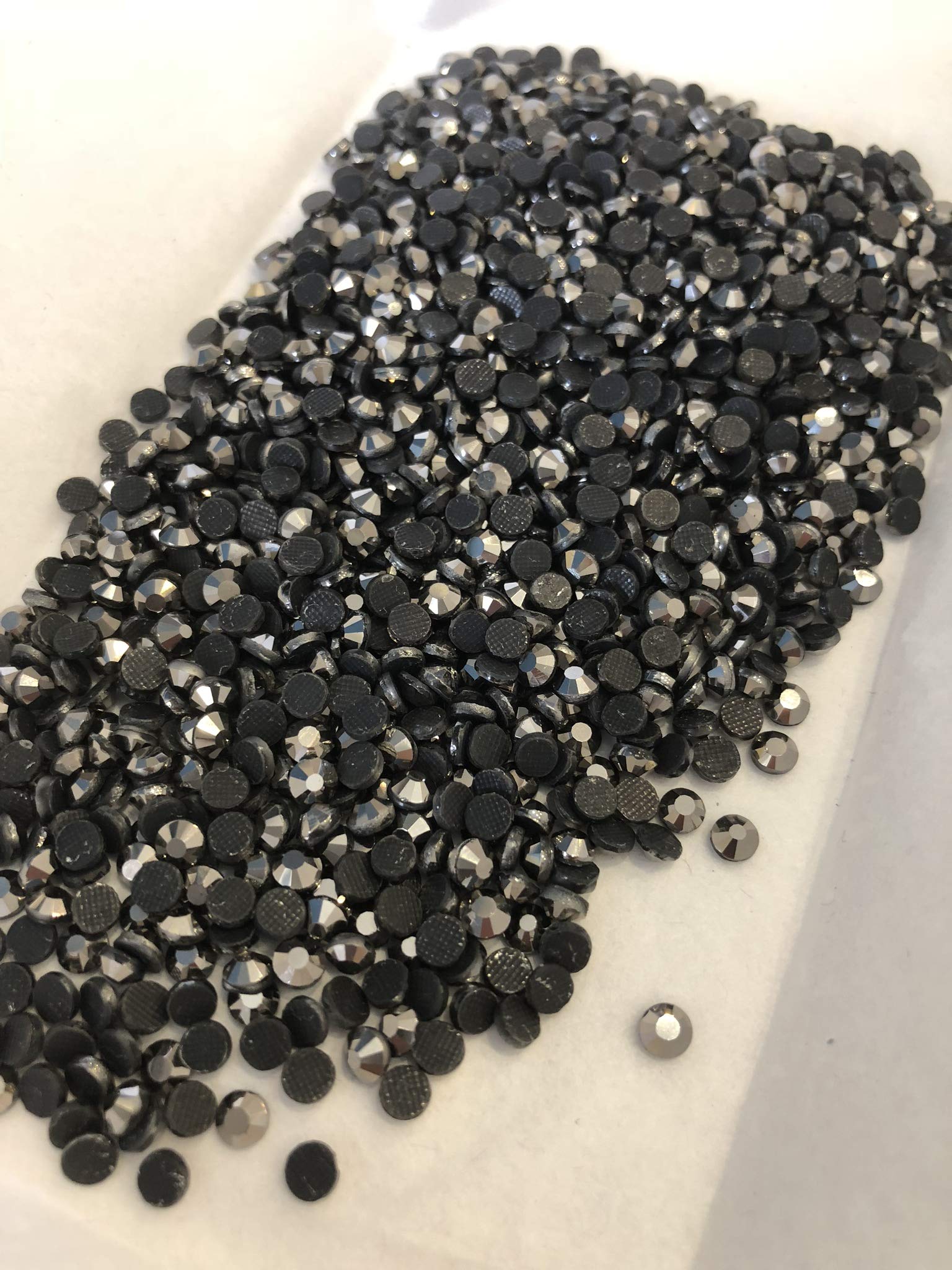 Perlin - Strass Hotfix, 14400 Pezzi, Nero, Jet, 3 Mm, SS10 - Foto 10