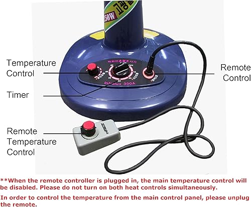 Miniatura 7 de Calor Infrarrojo Lámpara el modelo de mesa (Terapia de Calor & Light Therapy) 110 V. incluyendo la foco + 6 Mo. Garantía, (envío gratuito),