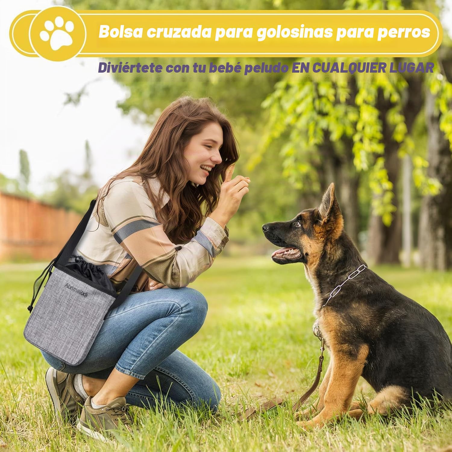 Juego de 6 bolsas de viaje para perros, kit de viaje grande para mascotas, incluye 2 recipientes de alimentos, 1 organizador de viaje para perros, 2 cuencos plegables, 1 bolsa de golosinas,