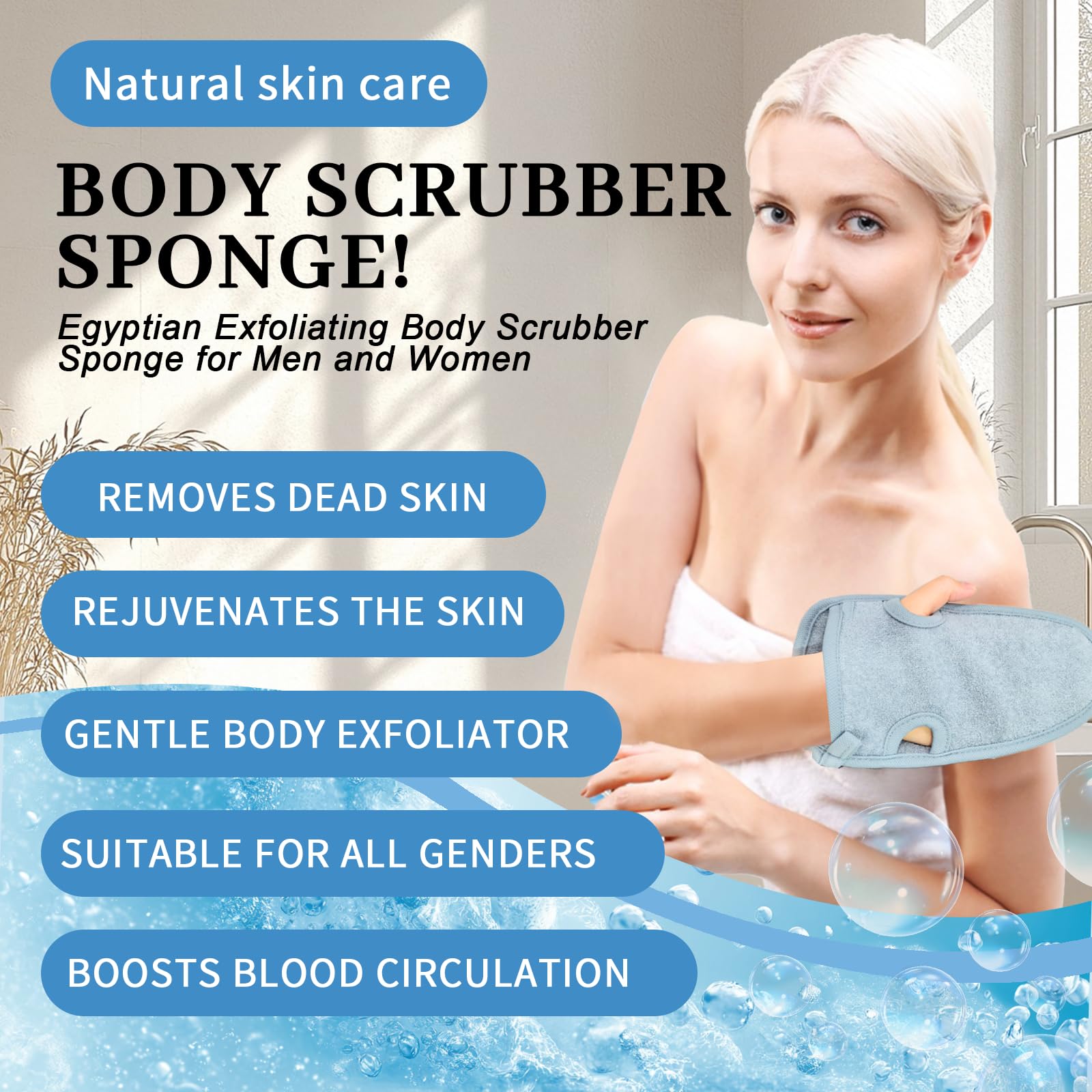 2 Pièces Gant Exfoliant Corps, Gant Gommage Corps, Élimine Les Cellules Mortes, Mitaines Massage pour Douche pour Femme et Homme, Nettoie et Purifie La Peau, avec cordon de suspension, Gris