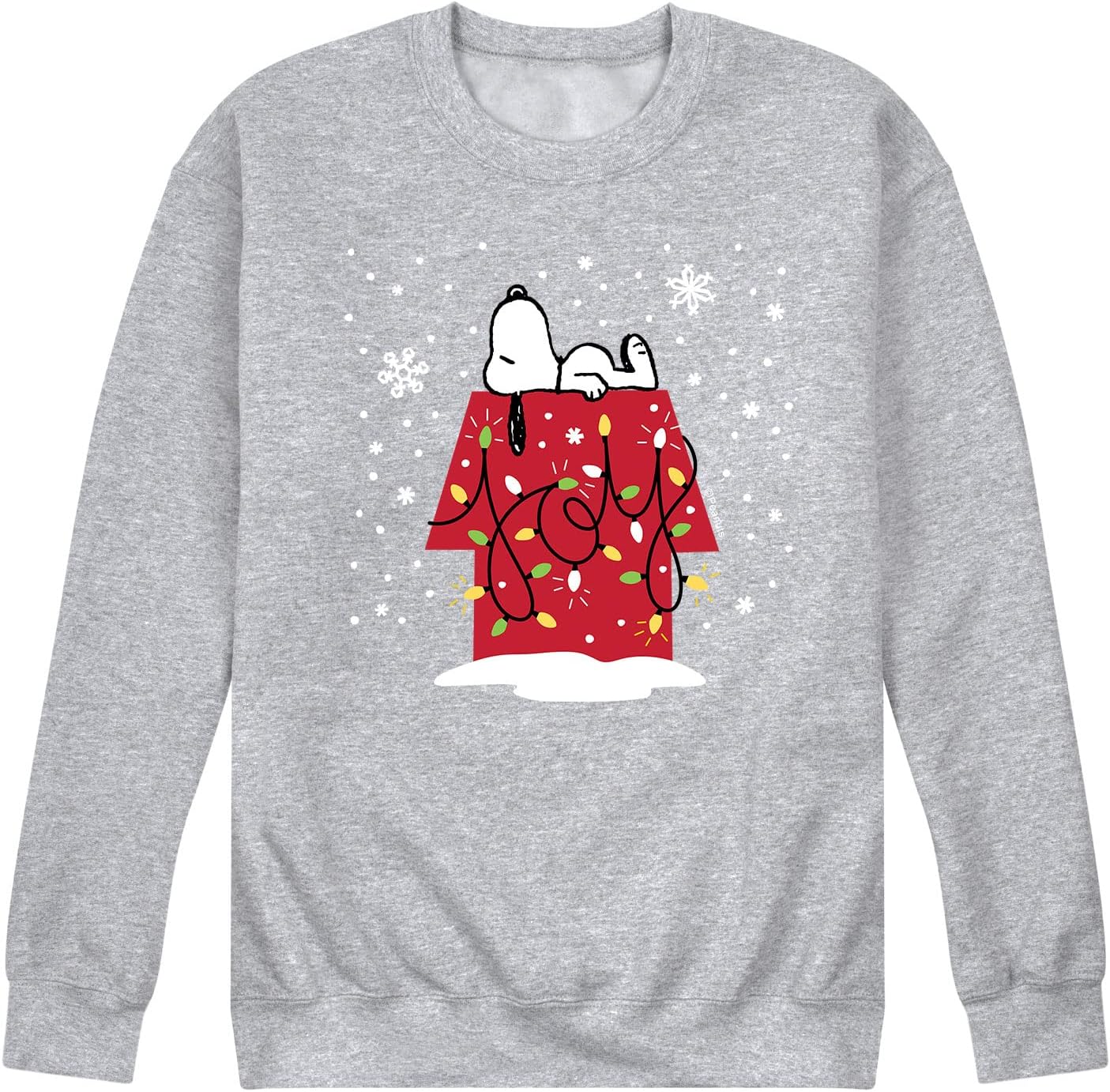 Peanuts - Men's Holiday Season Crew Neck Fleece Pullover