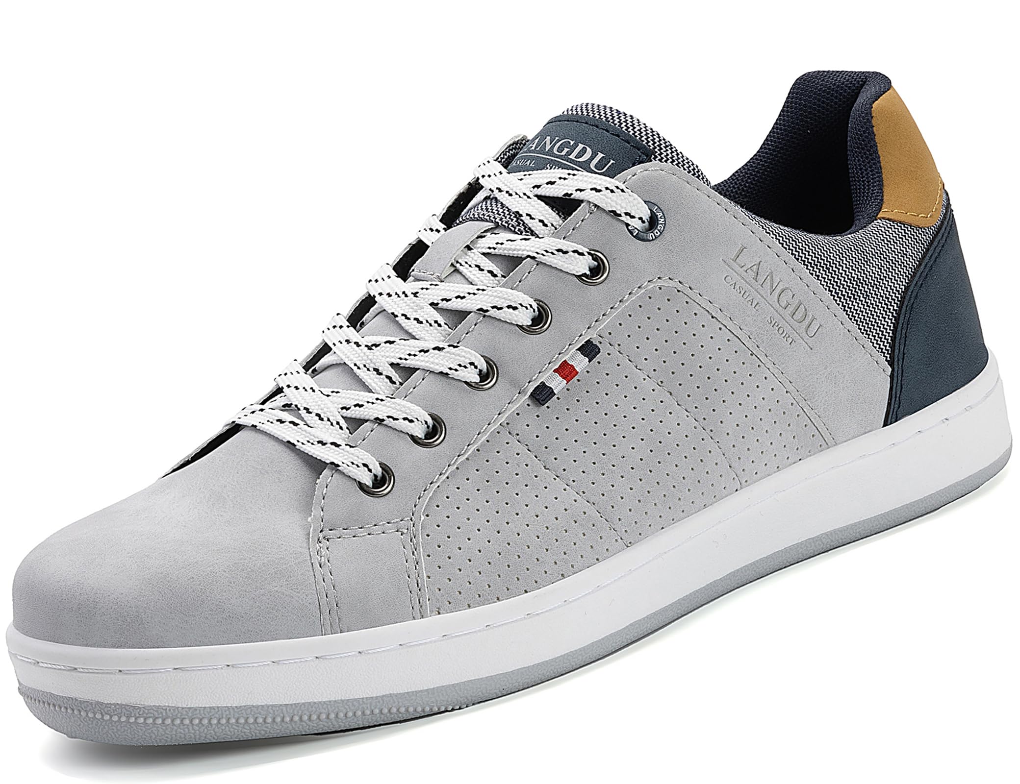 LANGDU Sneakers Uomo Scarpe da Ginnastica Casual Sportive Running Basse Scarpe all'Aperto 41-46