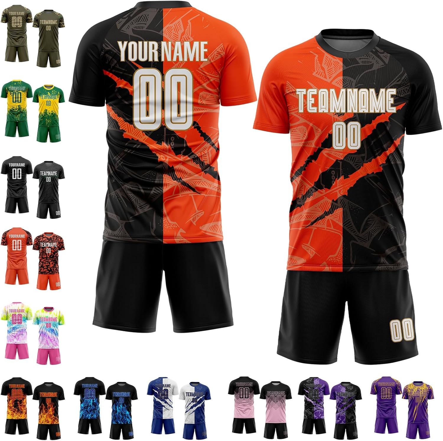Graffiti Black-orange-white
