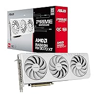 ASUS Prime AMD Radeon RX 9070 XT White OC Edition, Scheda Grafica 16 GB GDDR6