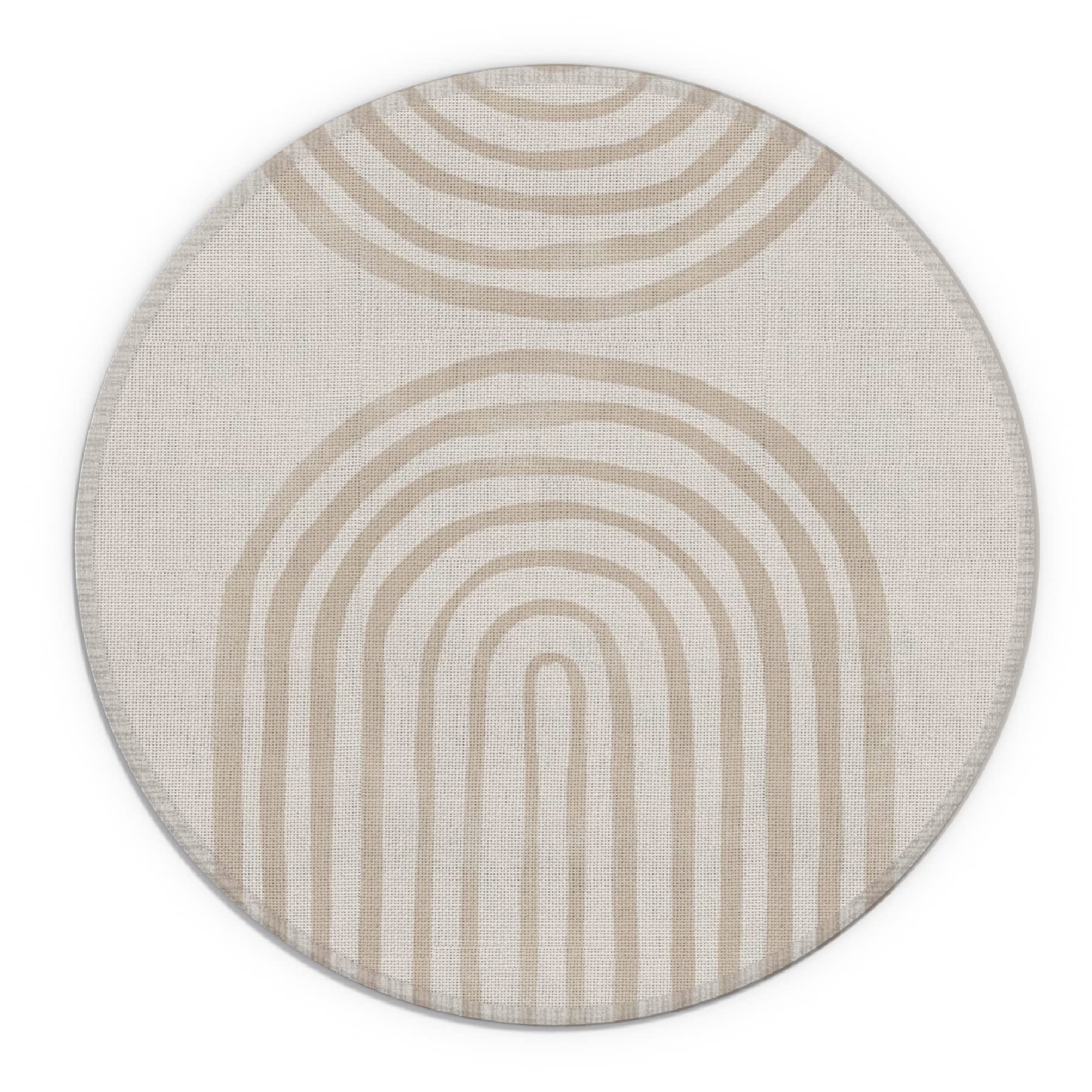 Knibeo Rainbow Boho Mouse Pad, 7.9 X 7.9 Inch Waterproof Rubber Neutral Mouse Pad, Boho Desk Decor