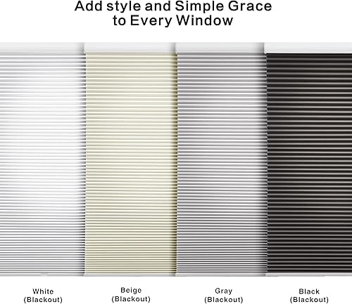 Miniatura 4 de Persianas celulares opacas personalizadas sin cables, plisadas de una sola celda de 1.5 pulgadas, oscurecimiento de la habitación, persianas de