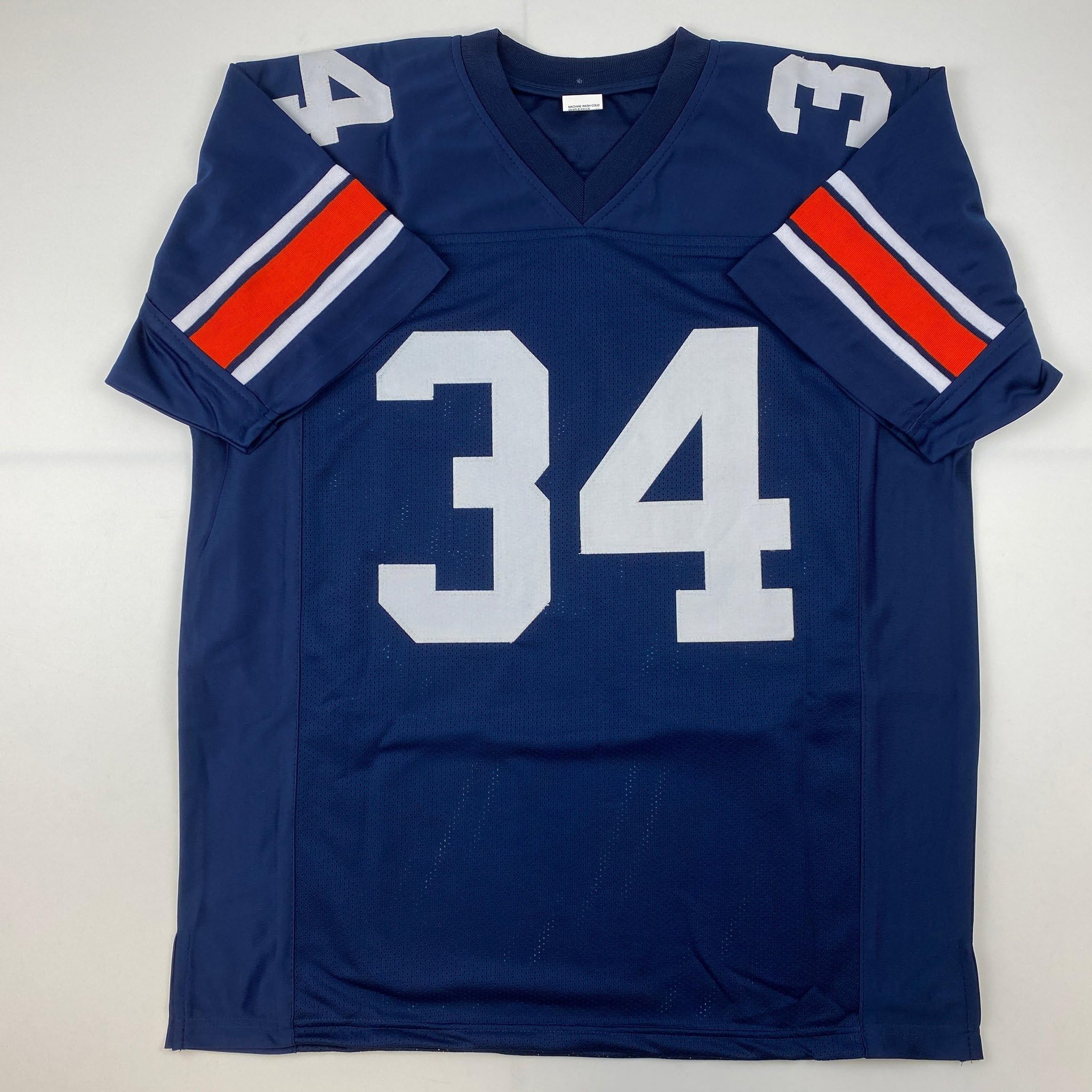 Facsimile Autographed Bo Jackson Auburn Blue Reprint Laser Auto