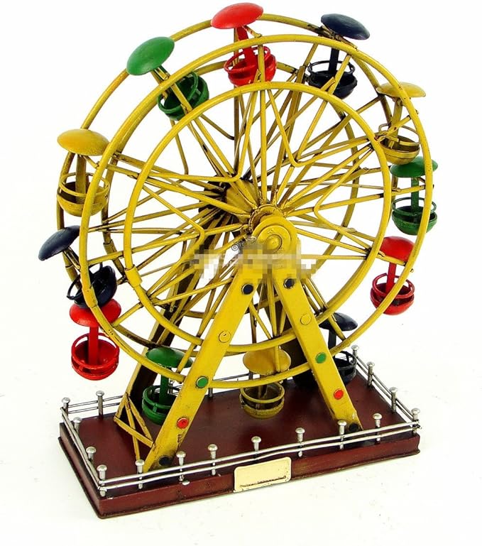 置物 カラフルな観覧車 アンティーク調 ビンテージ風雑貨 回転可能广末 置物 カラフルな観覧車 アンティーク調 ビンテージ風雑貨 回転可能广末