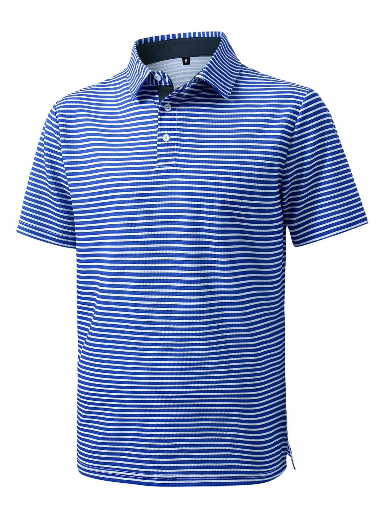 JEMLDL Golf Polo Shirts for Men Dry Fit Summer Short Sleeve Slim Fit Performance Moisture Wicking Casual Collared Polo Shirt — view 13