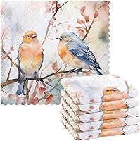 Vista 22 de ALAZA Juego de 6 paños de limpieza de cocina, paños de cocina con estampado de William Morris, paños de cocina súper absorbentes, sin pelusas