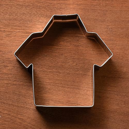 Miniatura 6 de LILIAO Camisa de papá/Sports Jersey Cortadores de galletas, 3.7", acero inoxidable