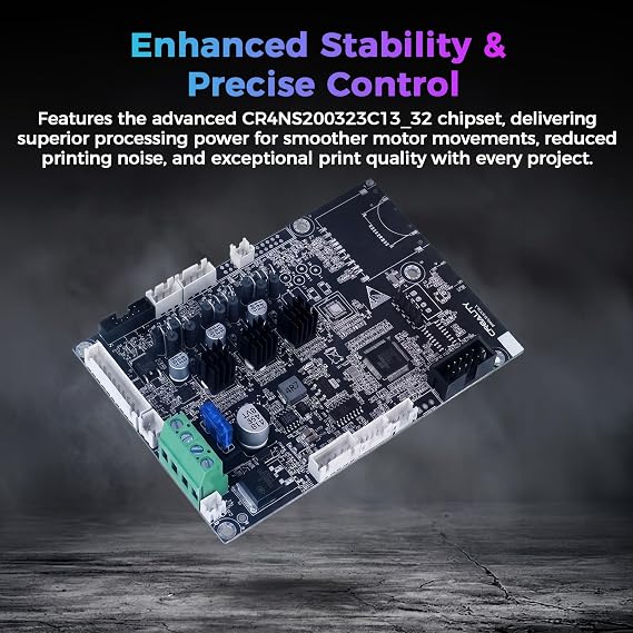 Creality 公式 Ender 5 Max マザーボードキット、CR4NS200323C13_32チップ付きオリジナル32ビットサイレントメインボード、Creality Ender 5 Max 3Dプリンター用交換用コントロールボード