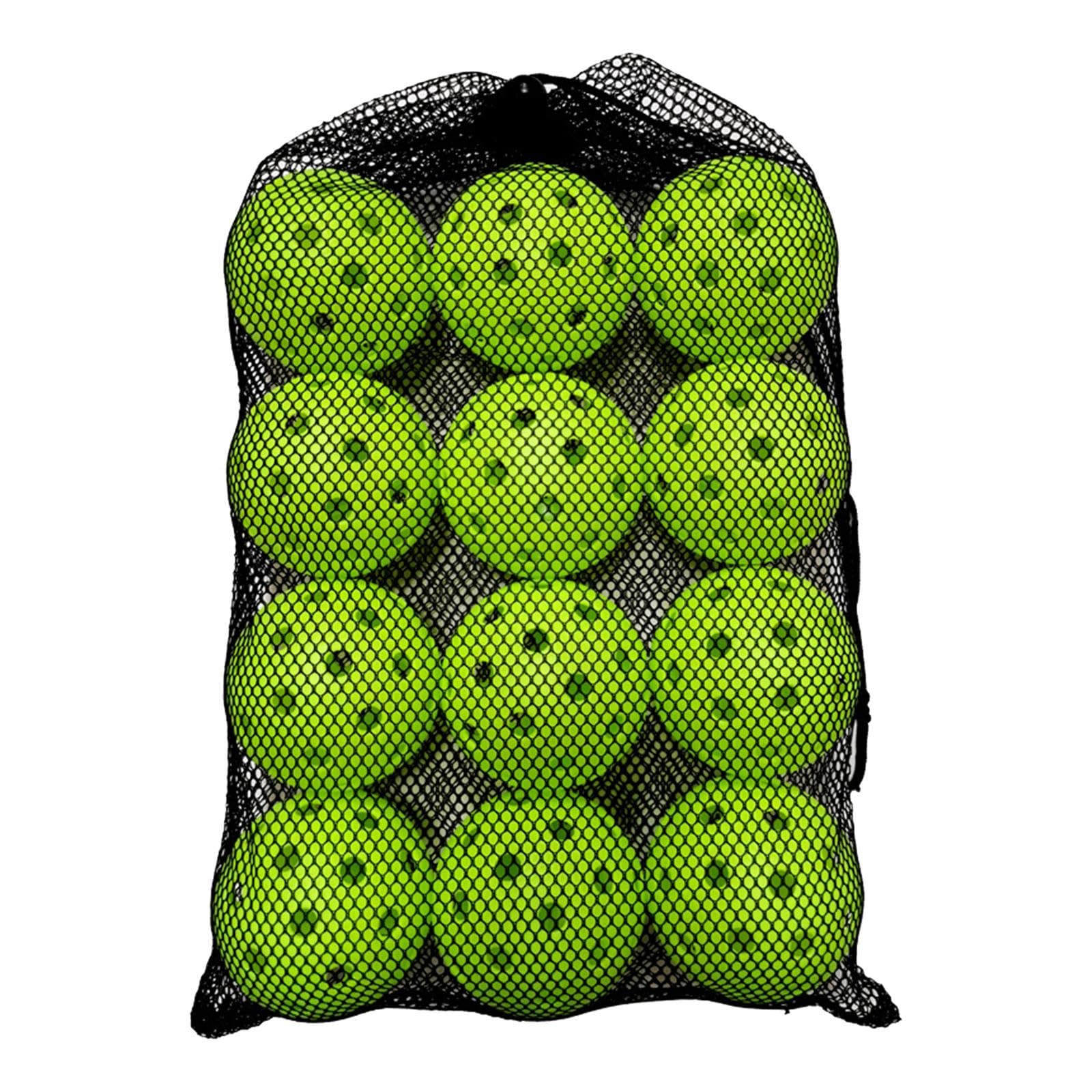 bnf® 12 Pieces Pickleball Balls 74mm Standard Hollow Ball Accessories for Outdoor Green | Tennis & Racquet Sports | Tennis | Balls-picture-25