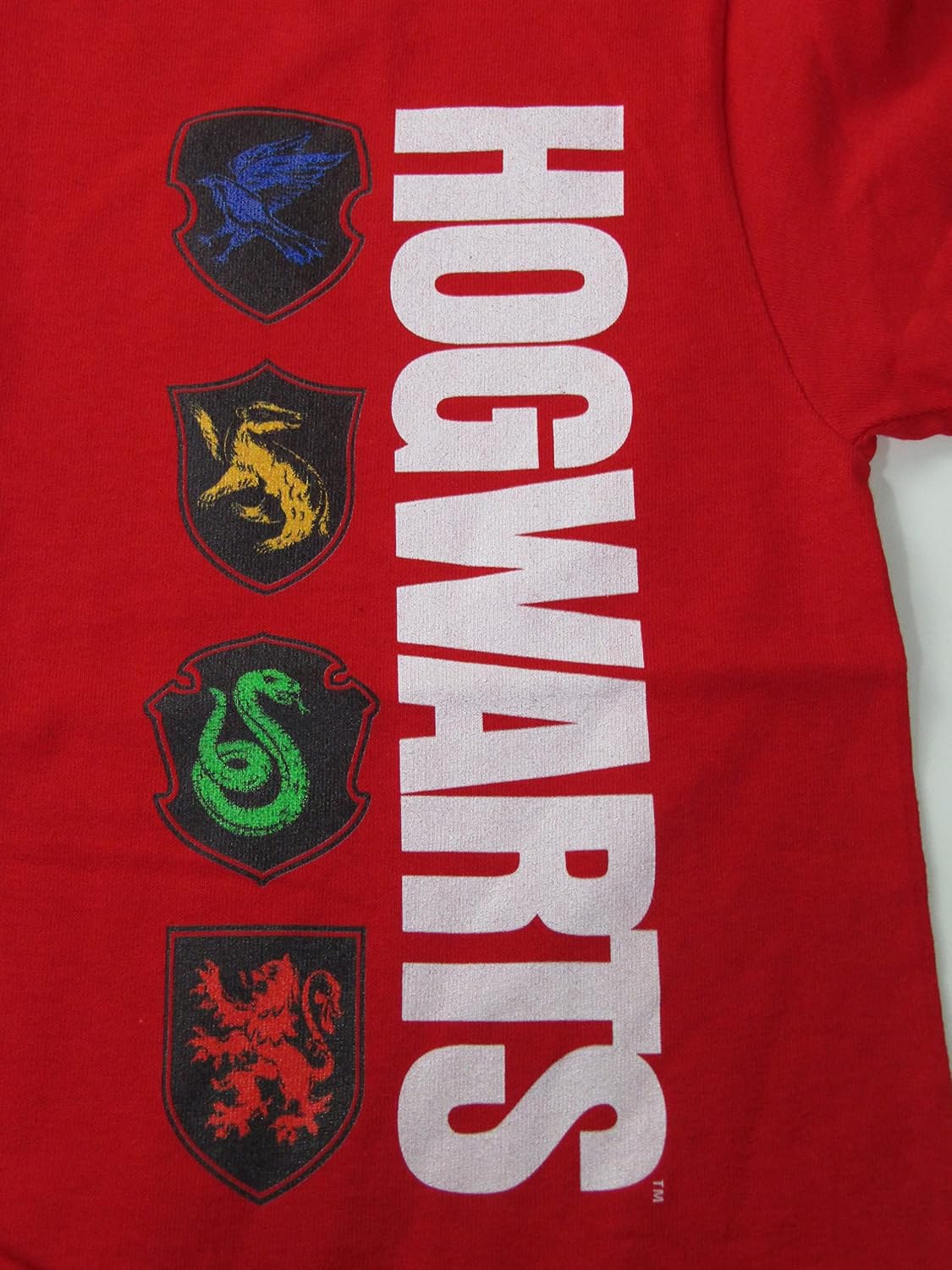 Harry Potter Hogwarts Houses Mascots Boy's Red T-Shirt