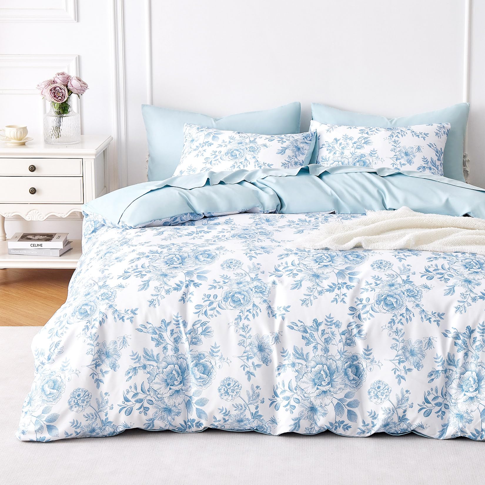 Wake In Cloud Floral Comforter Set - Cottagecore Style -8