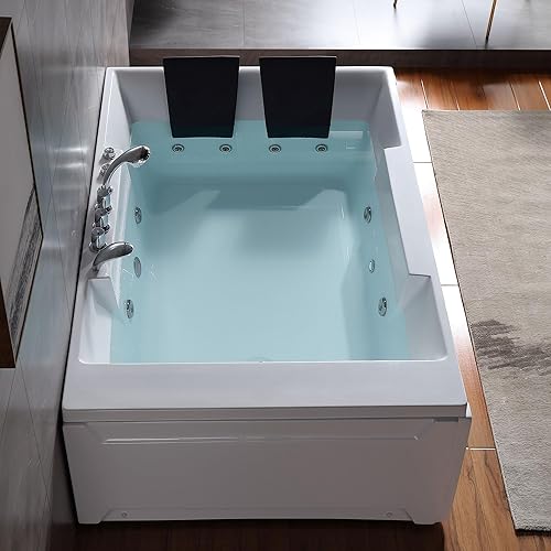Miniatura 8 de Empava Whirlpool - Bañera de masaje para remojar SPA Chromtherapy Jets modelo 2021 72JT367