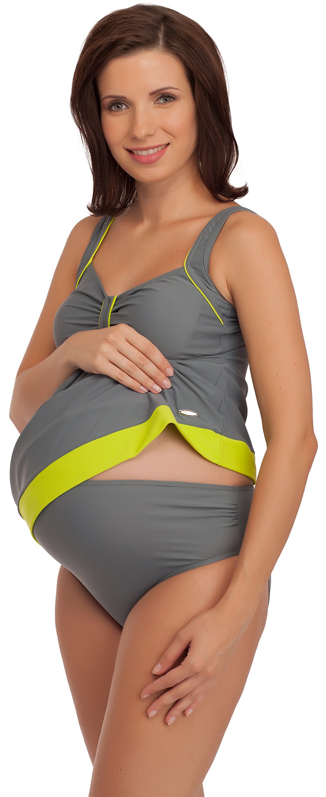 Be Mammy Premamá Trajes de Baño 2 Piezas Tankini Ropa Verano Maternidad MujerGR1C2