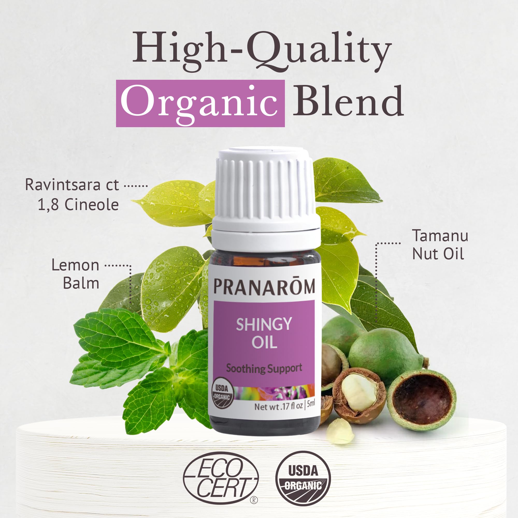 Amazon.com: Pranarom - Shingy Oil Wellness Blend - 5ml : Health