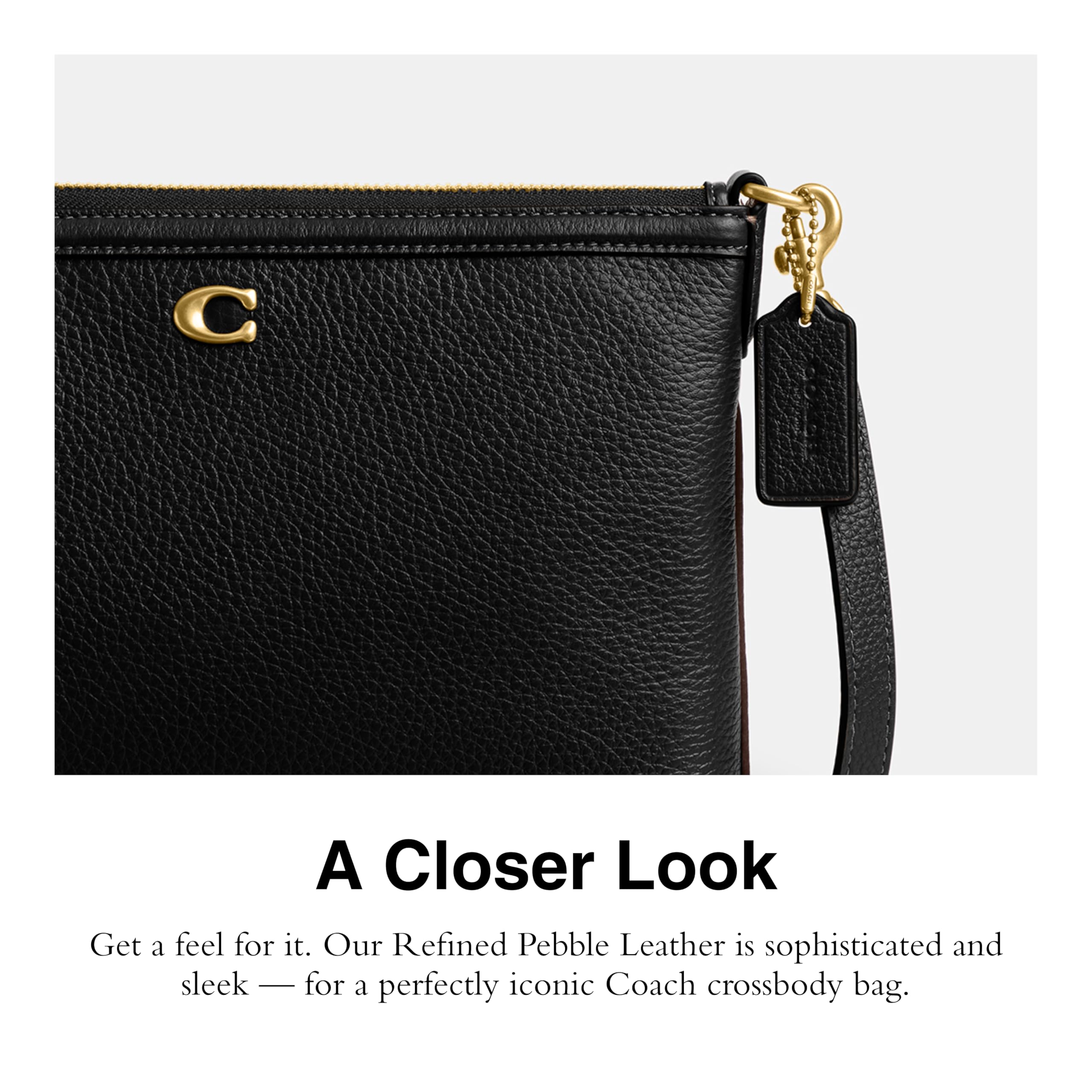 COACH womens Legacy Zip Top Crossbody