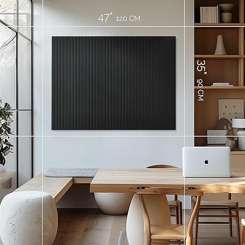 Miniatura 5 de Tablero de anuncios grande de 48 x 36 pulgadas, organizador de pared de oficina para reemplazar tus viejos tableros de corcho para paredes