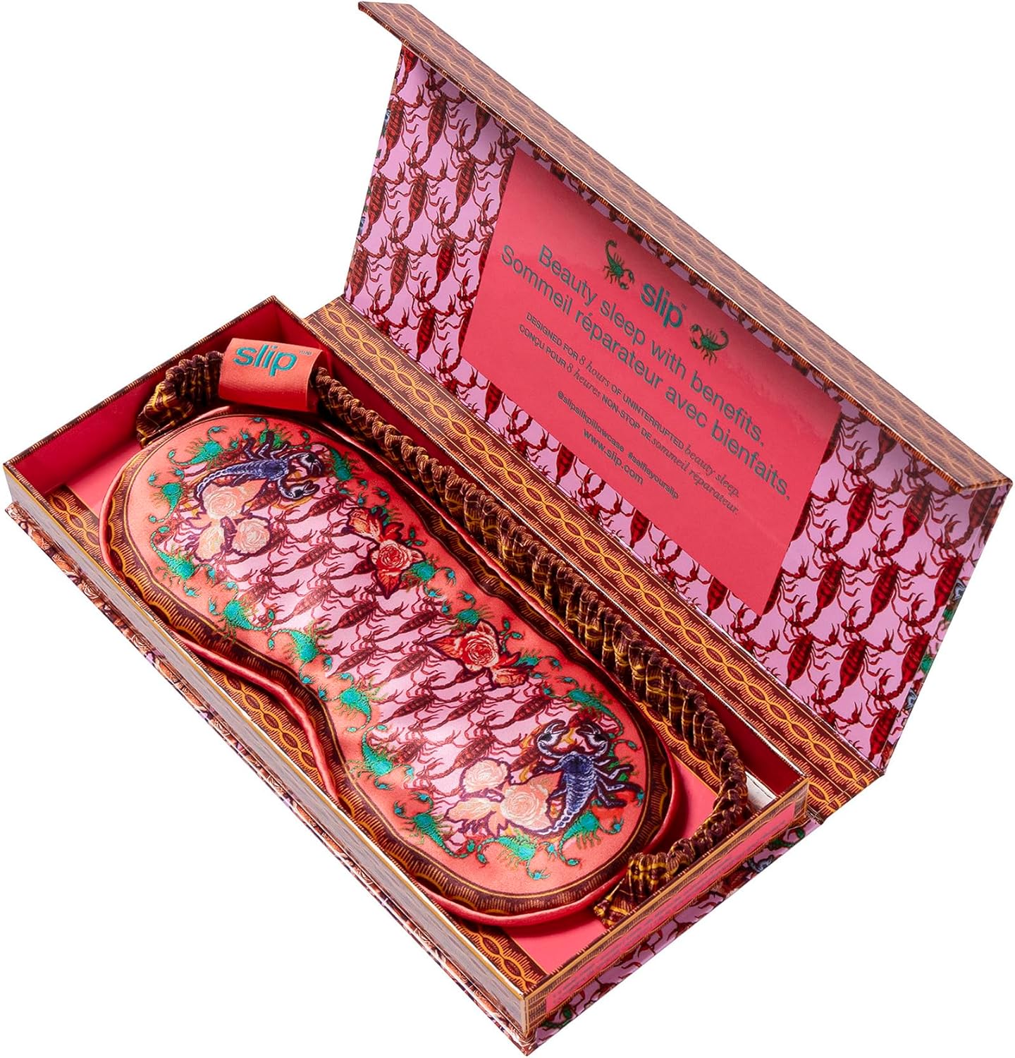 slip Pure Silk Sleep Mask - 100% Pure 22 Momme Mulberry Silk Eye Mask - Comfortable Sleeping Mask with Elastic Band, Zodiac Collection: Scorpio - Image 5