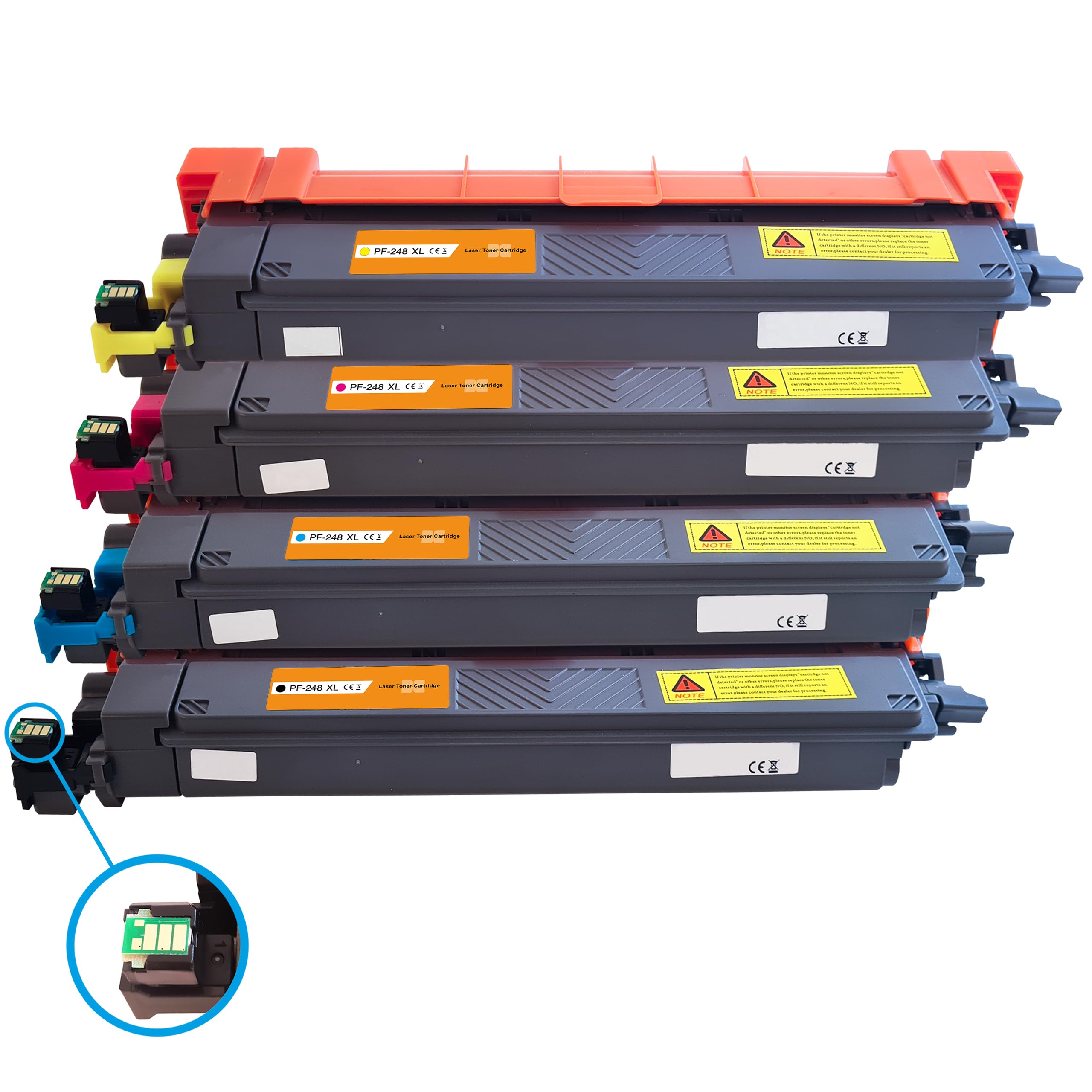 4x Print-Klex Toner Kompatibel Brother TN248XL - CMYK Set Office Line