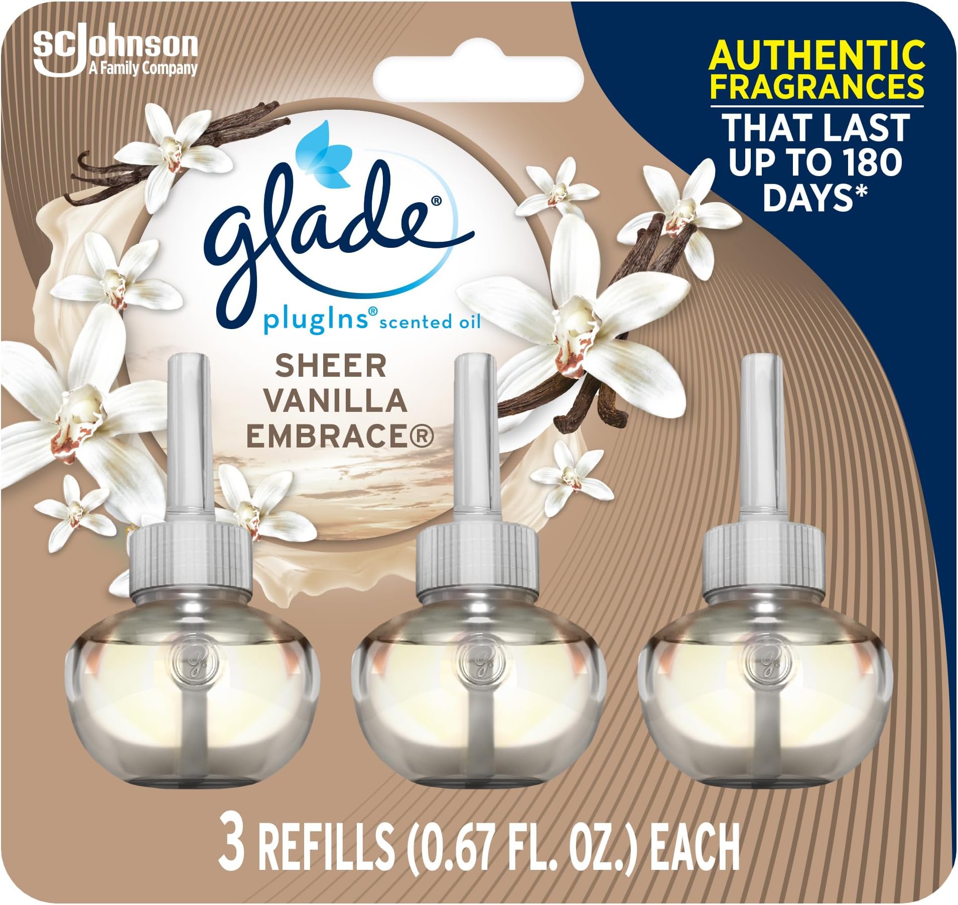 Glade PlugIns Refills Air Freshener, Scented and Essential
