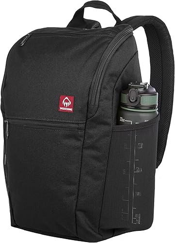 Miniatura 6 de WOLVERINE Mochila para portátil ligera y resistente al agua para viajes o trabajo, Cargador superior - Negro, Mochila para portátil ligera y