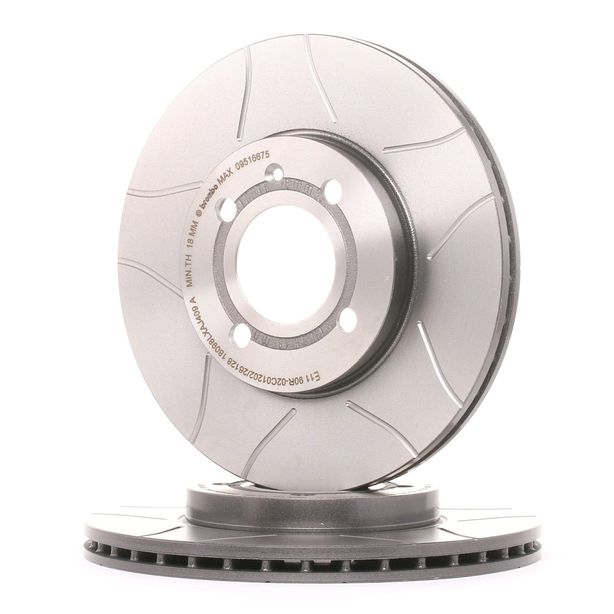 BREMBO 09.5166.75, 2 szt Tarcze Hamulcowe przód 256mm
