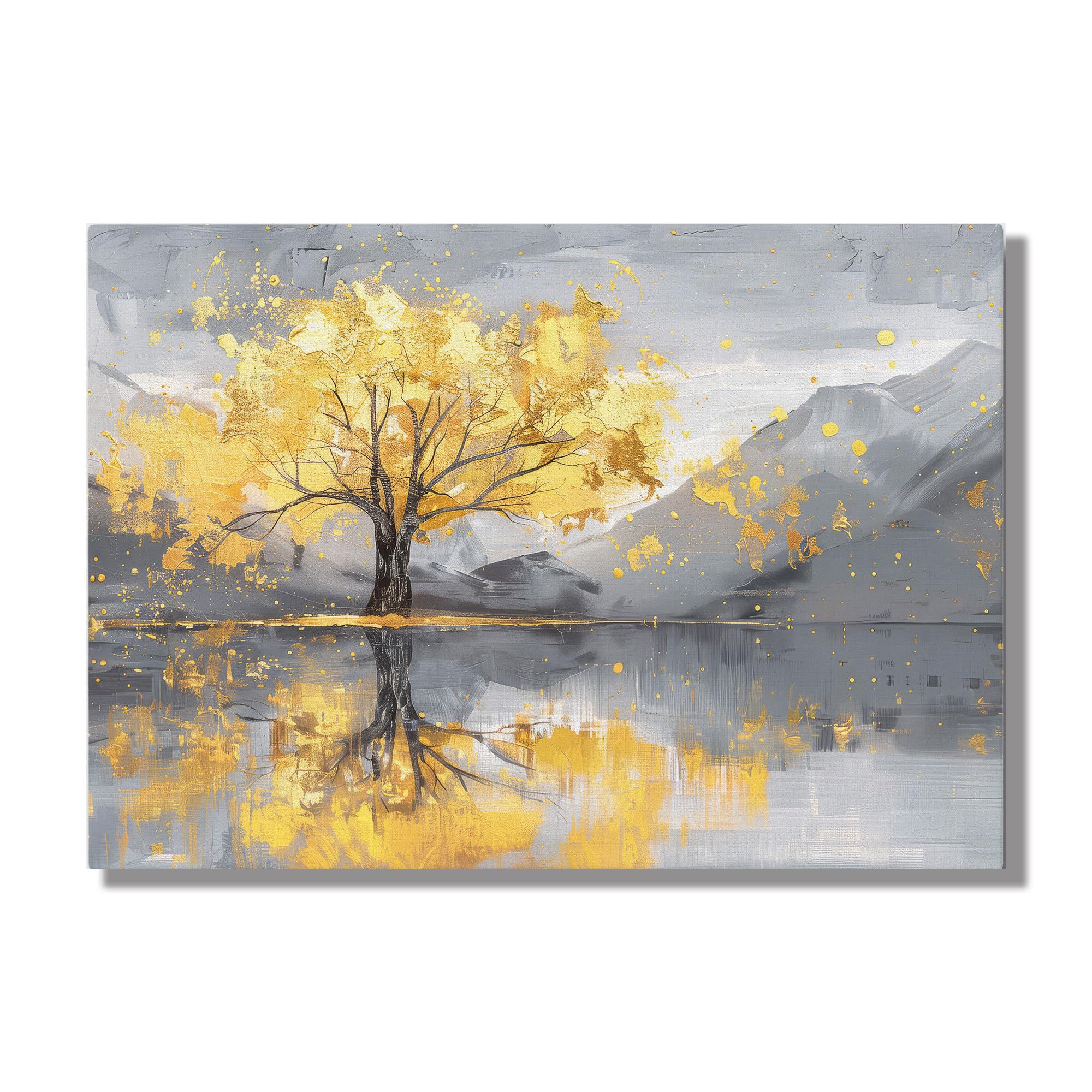 Bone Akoestisch kunstwerk | Geluidsdempend schilderij