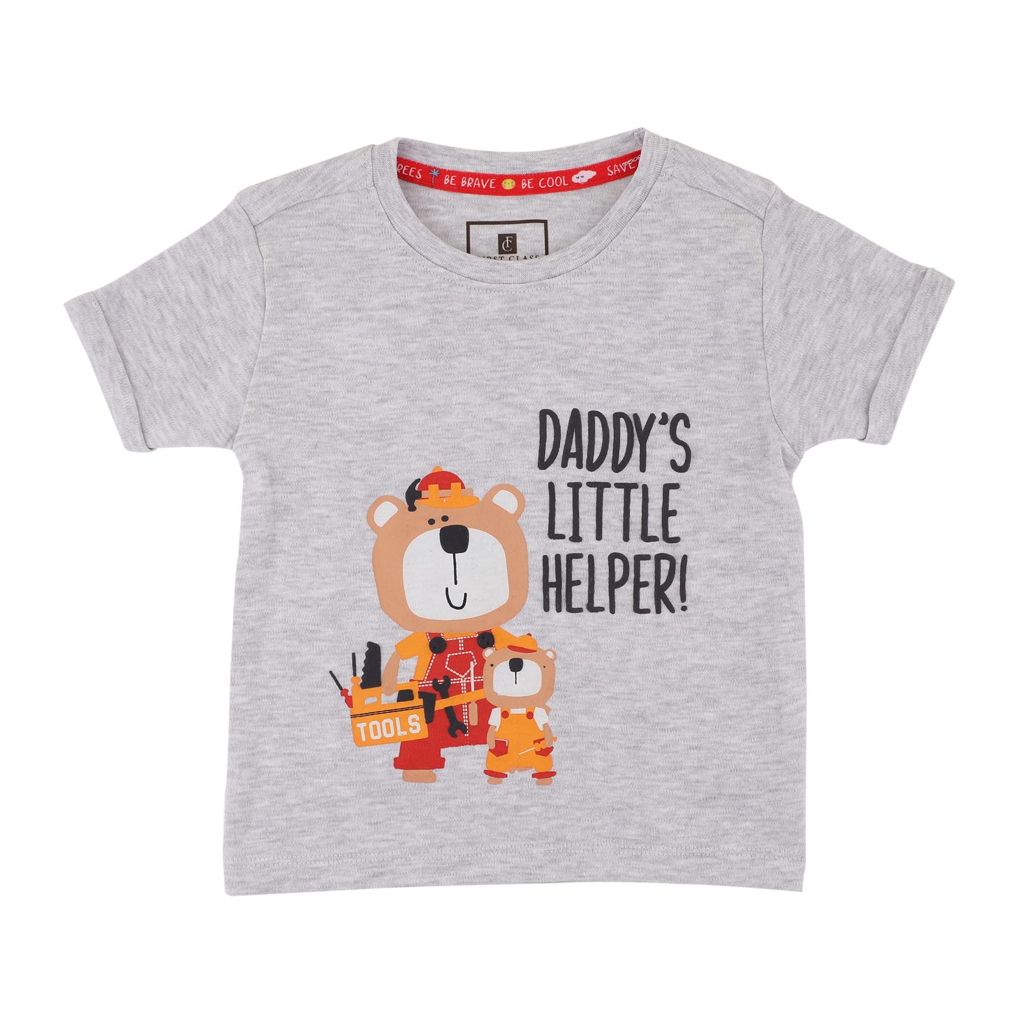 LIL GLORY Brand Daddys Little Helper Outing Summer Clothing Set for Infant Toddler Kids