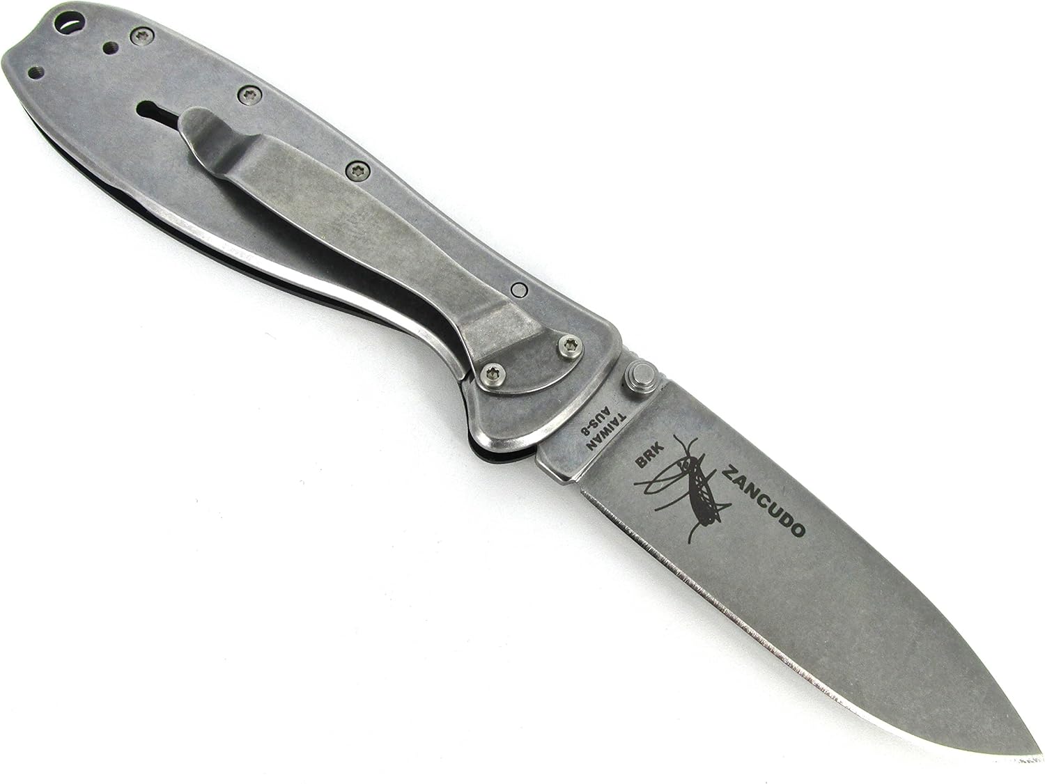 Blue Ridge Knives Zancudo Black/Stonewash Framelock Folder