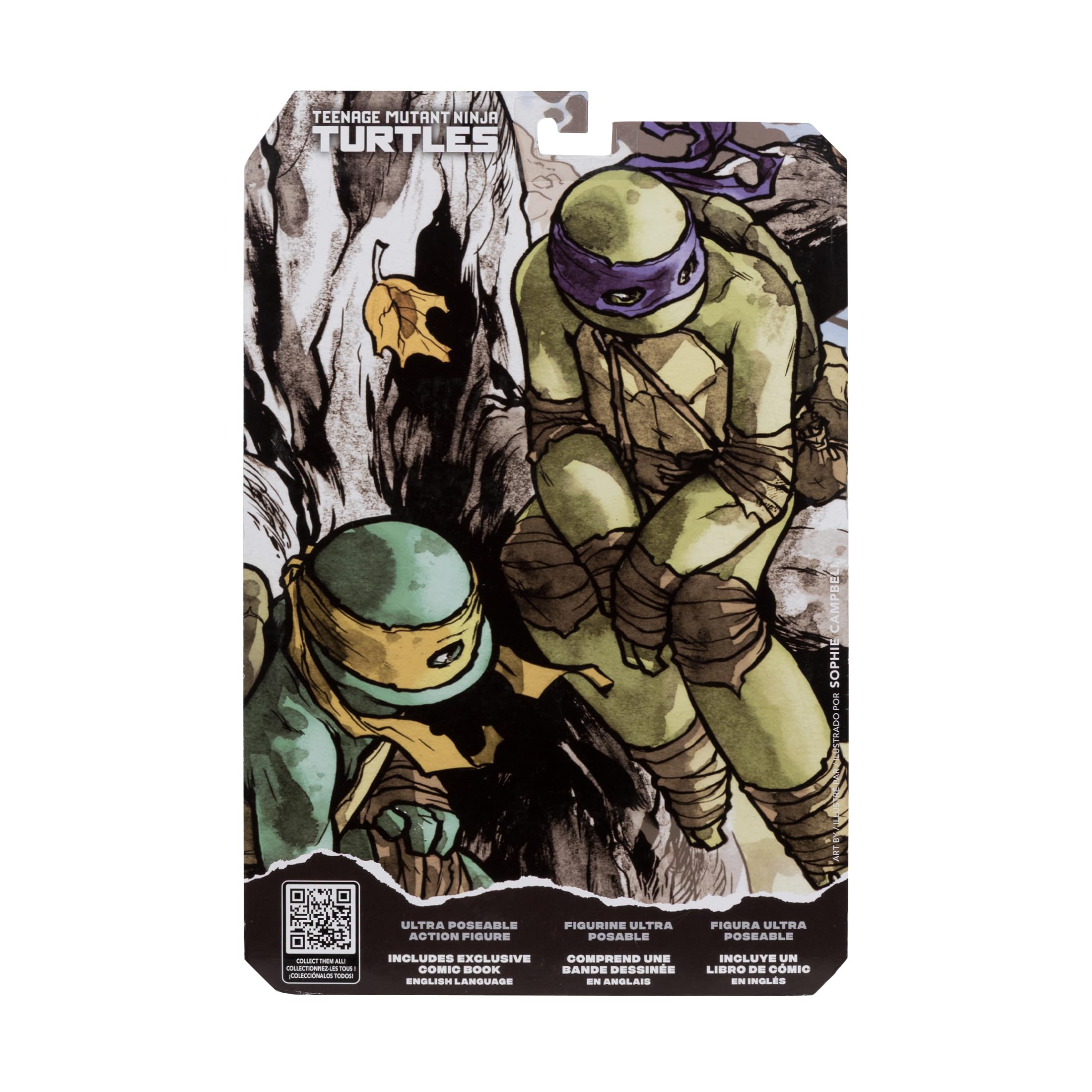 McFarlane Teenage Mutant Ninja Turtles (Page Punchers) Donatello 12,7 cm Action Figure con Comic Toys