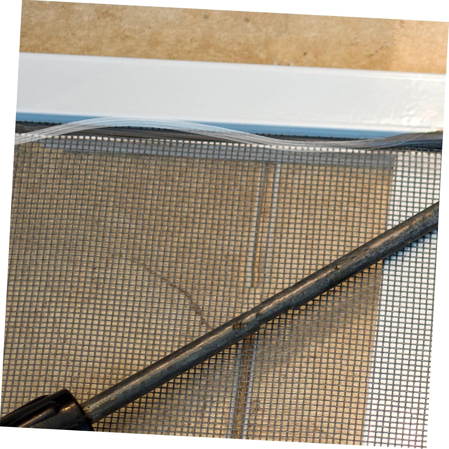 Cabilock Bull Tendon Window Screen Spline Replacement Seal Strip for Window Screen Installation Transparent Design Easy to Cut and