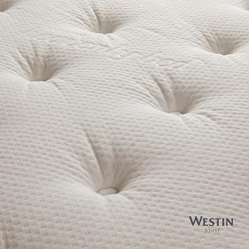 Westin Heavenly Bed - Signature Hotel Mattress of Westin Hotels - Pocket Coil & Foam Mattress - Full Size with Low Profile Box Spring