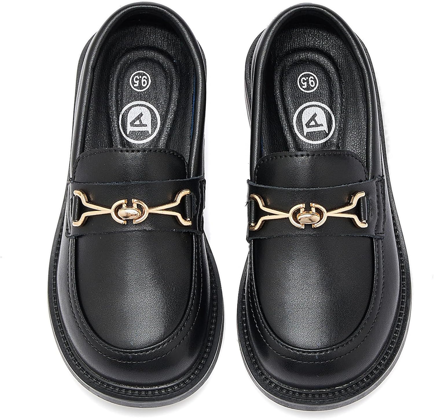 WUIWUIYU Boys Girls Loafers - Slip-on Comfort