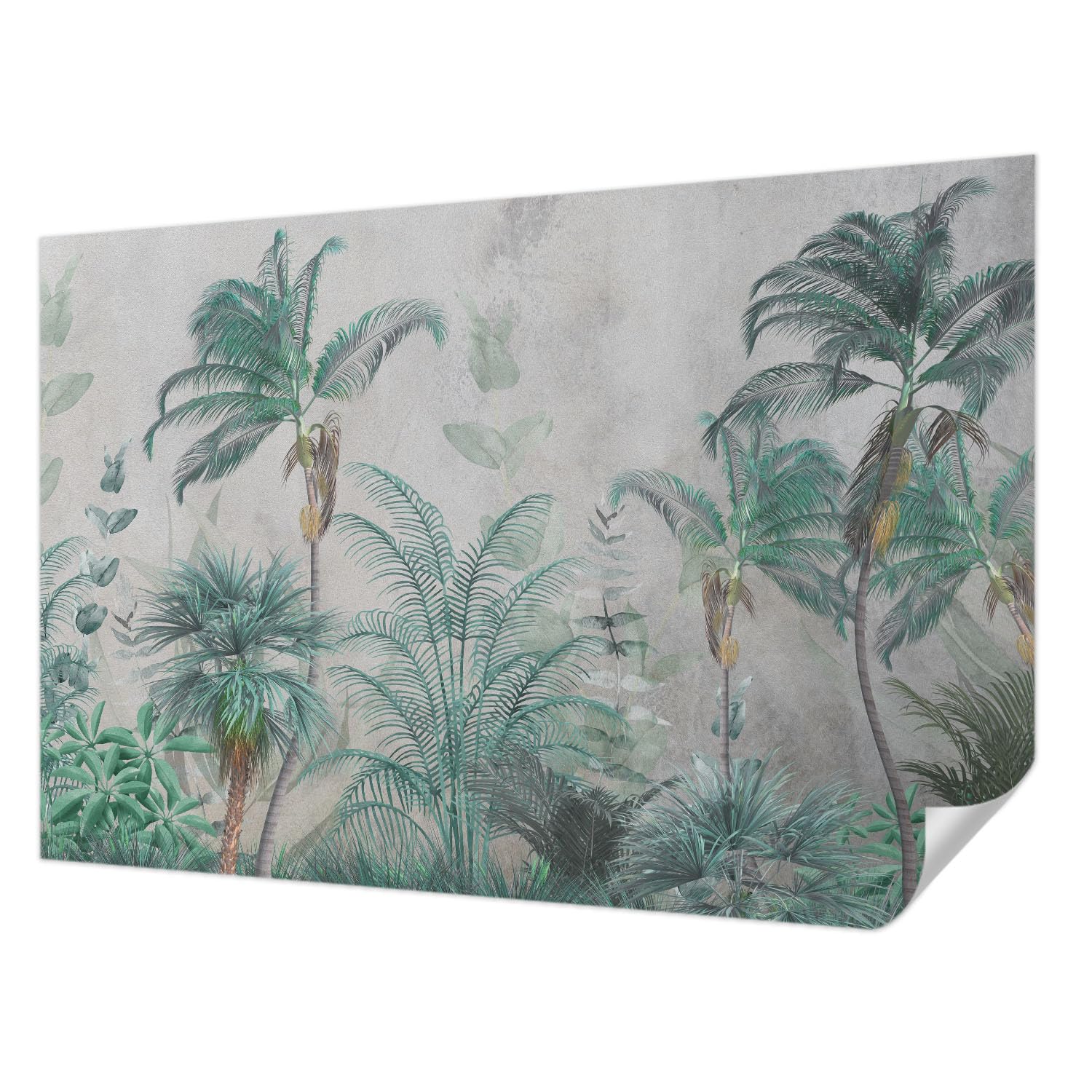 Papier peint autocollant oasis exotique Tulup pour sublimer le mur de votre salon