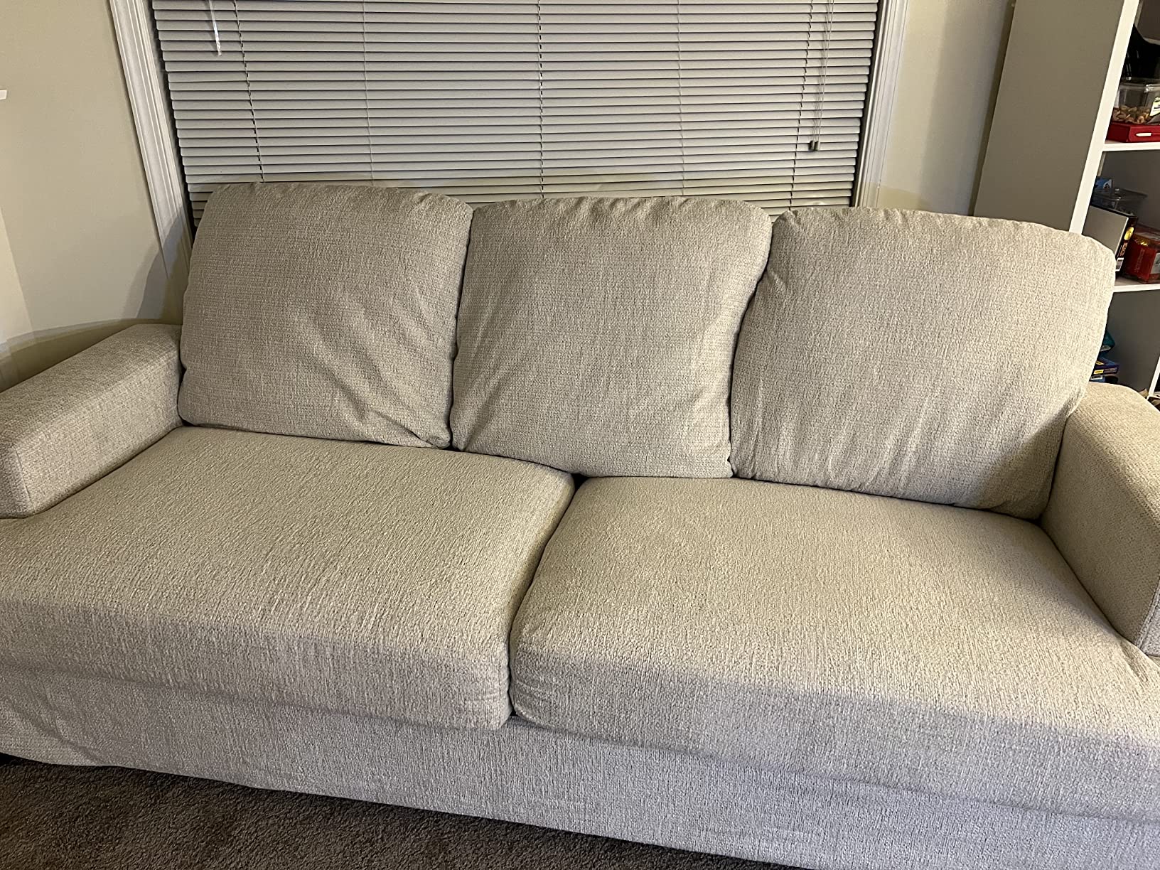50/mo Finance AMERLIFE Sofa, Deep Seat SofaContemporary Chenille