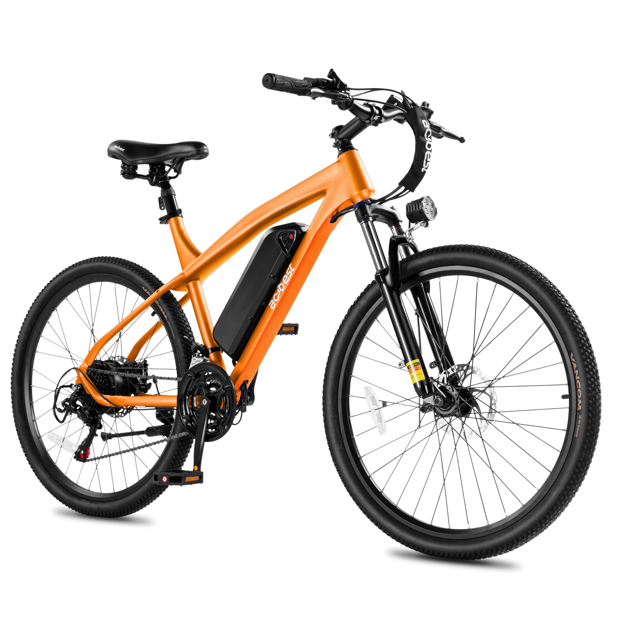 ACTBEST Race Electric Bike for Adults 21-Speed 27.5" Ebike, Up to 28MPH, Peak 1000W Brushless Motor, Removable Battery, Commuting Mountain Electric Bicycle with Fork Suspension