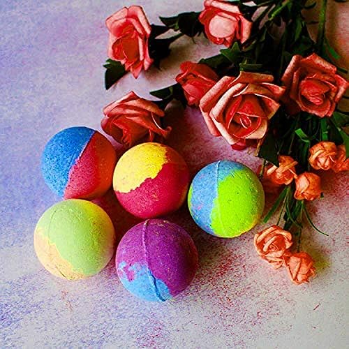 Miniatura 2 de Juego de 20 bombas de baño con infusión de aceites esenciales de primera calidad y manteca de karité hidratante. Bombas de baño orgánicas naturales