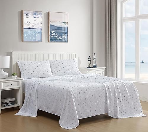 Miniatura 7 de Elite Home - Juego de sábanas bordadas de microfibra costera de 90 GSM