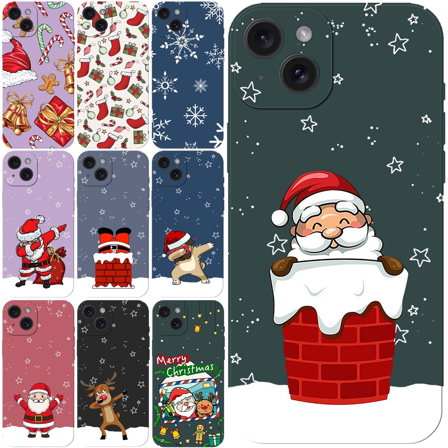 Coque Silicone Vert Sapin Pour IPhone 6/7/8 PLUS/X/XR/11/12/13/14 – Neuve Et Scellée, Protection Antichoc