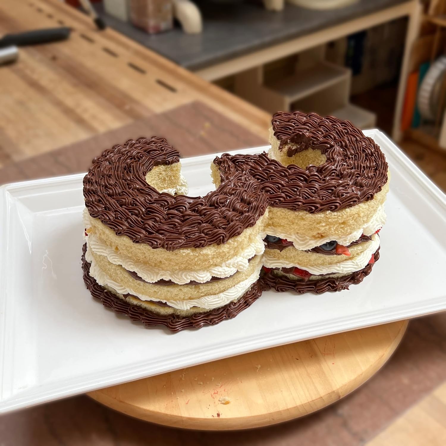 CAKESAFE - Sturdy Acrylic Number Cake Templates-Set-0-8