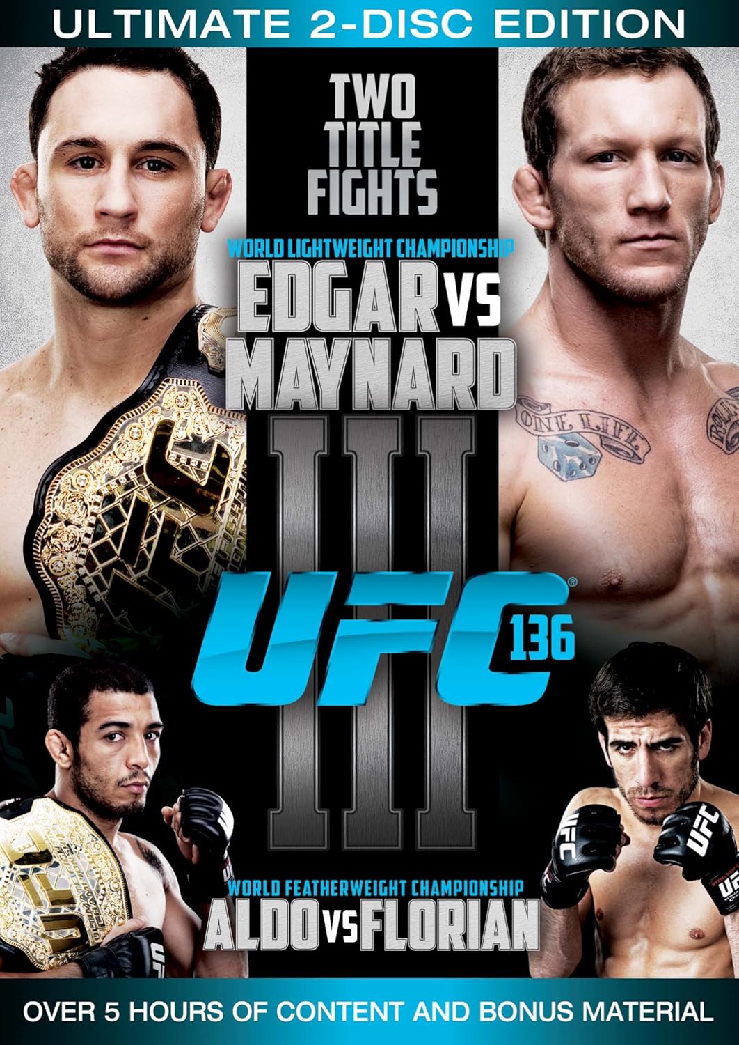Amazon Co Jp Ufc 136 Edgar Vs Maynard Dvd Dvd ブルーレイ